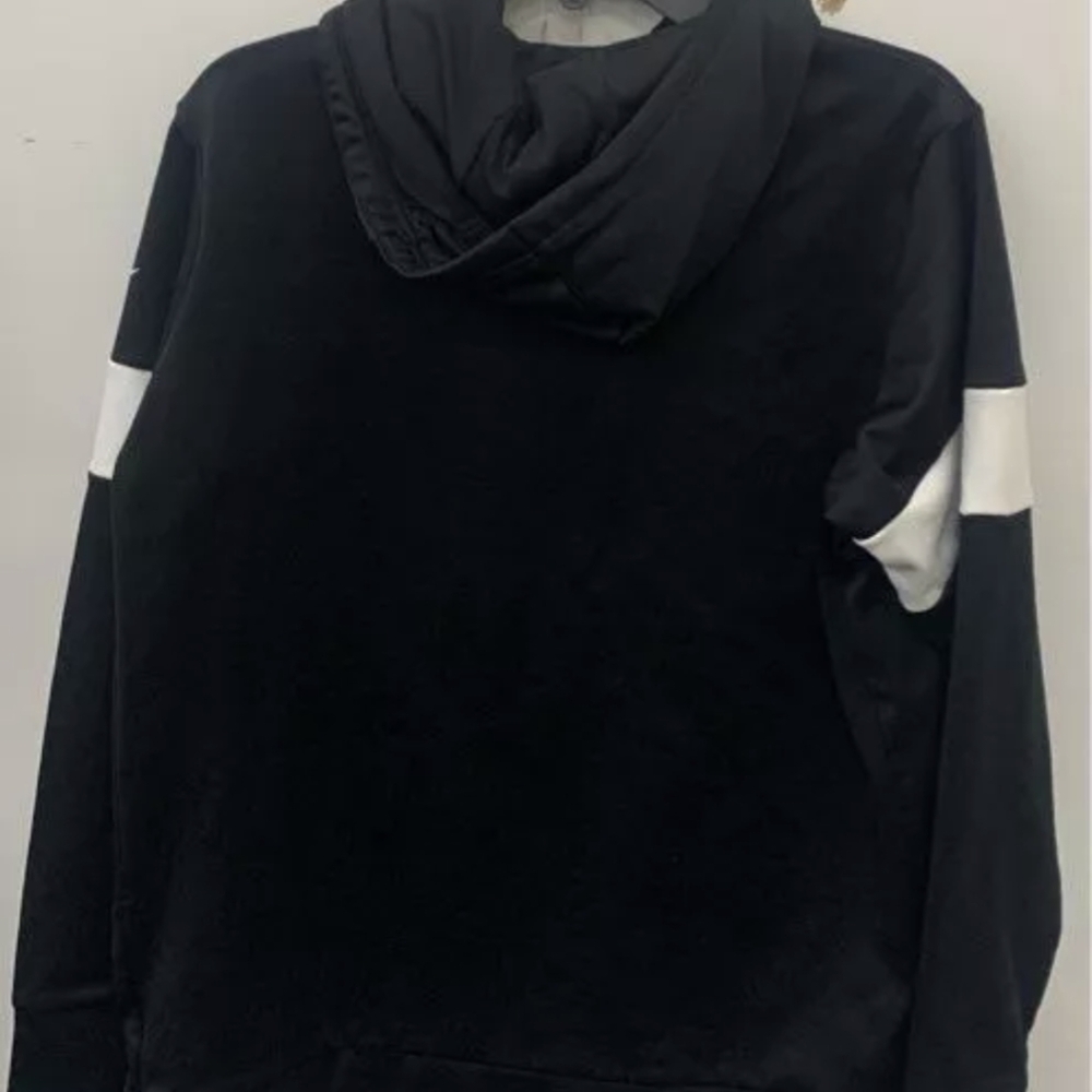 Nike Dri-fit Men's Black White Hooded Sweatshirt Size XL Like New - Picture 5 of 5